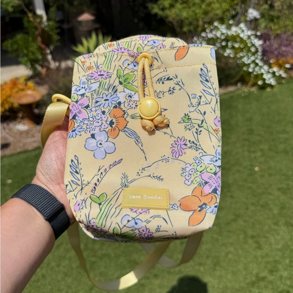 Vera Bradley Yellow Floral Mini Bag